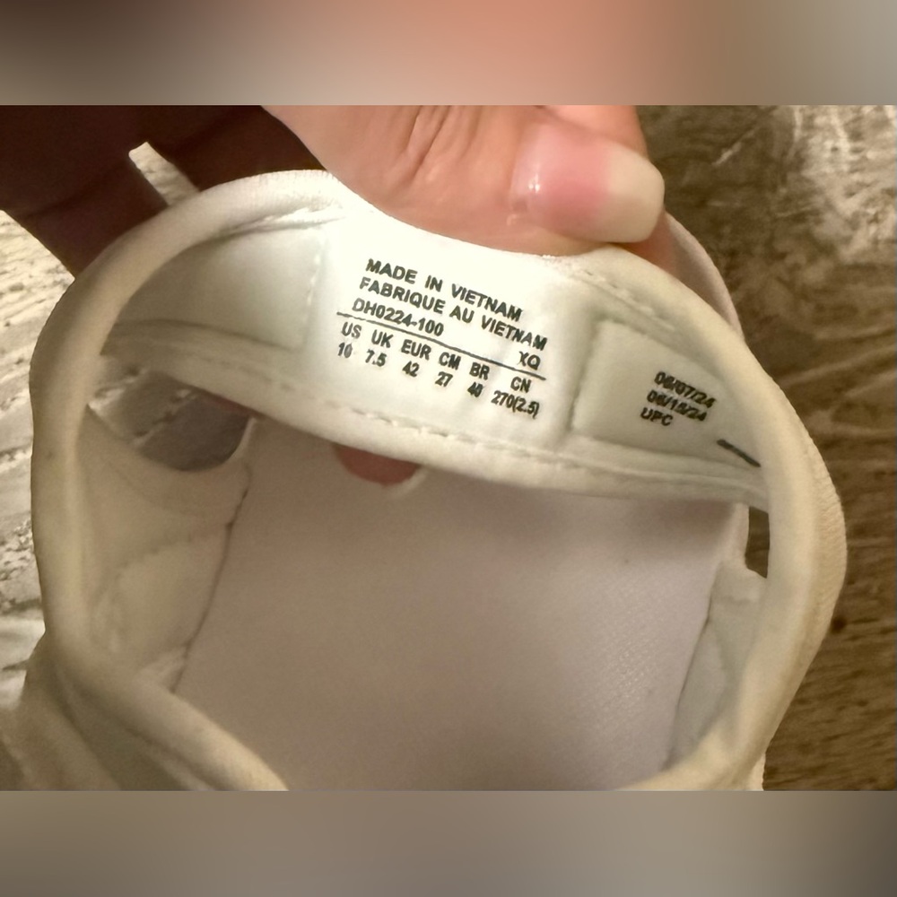 Nike Icon Classic Platform Sandals White Pure Platinum Size 10 | Chunky Strappy - Picture 7 of 8